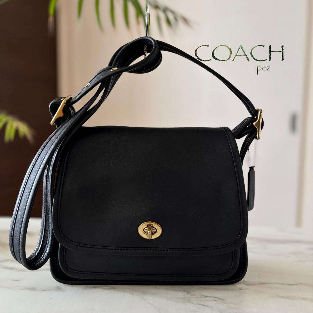 COACH - 極美品 COACH オールドコーチ レザーショルダーバッグの COACH - 極美品 COACH オールドコーチ レザーショルダーバッグの