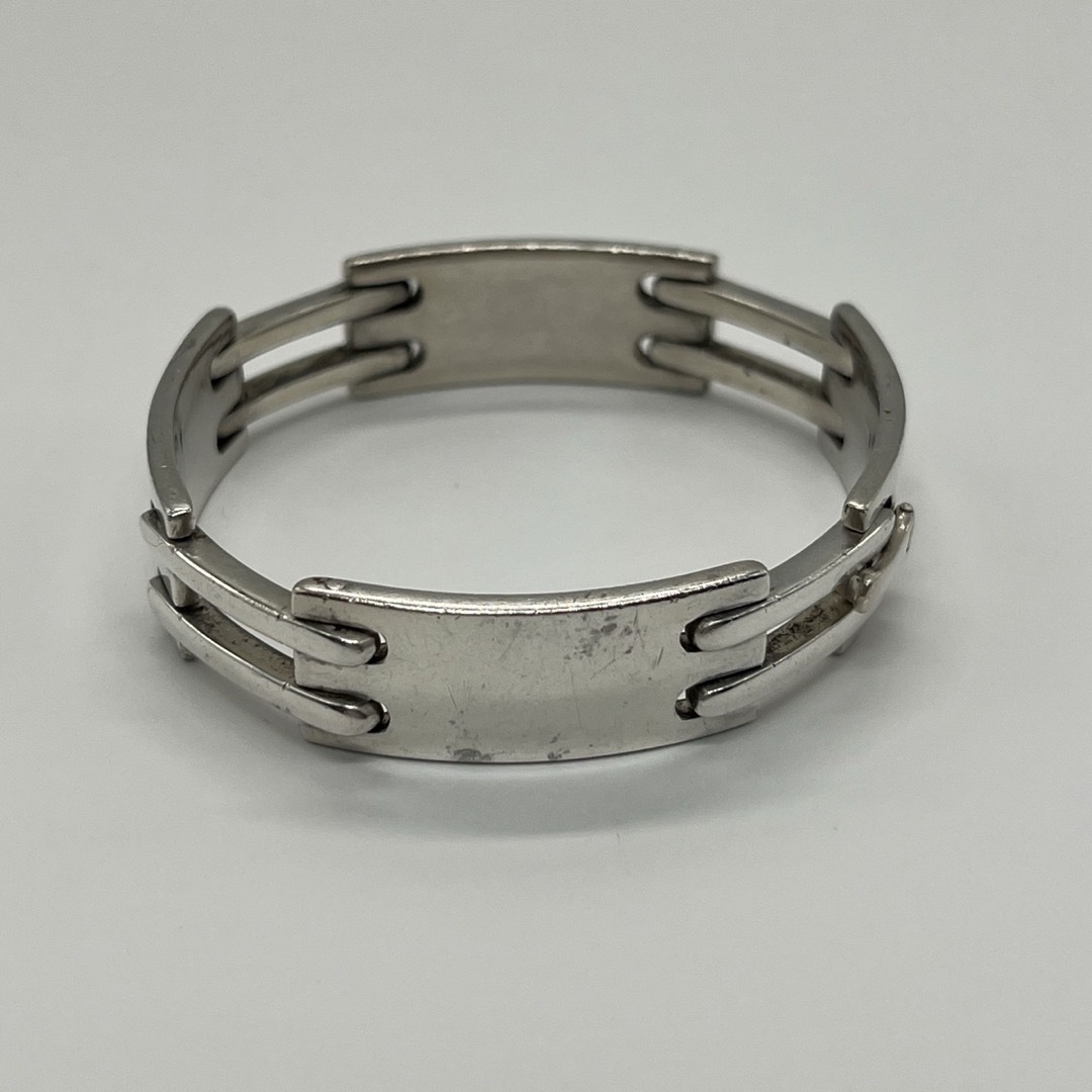 GUCCI - グッチ GUCCI ロゴ プレートリンク ブレスレット SV925 GUCCI - グッチ GUCCI ロゴ プレートリンク ブレスレット SV925