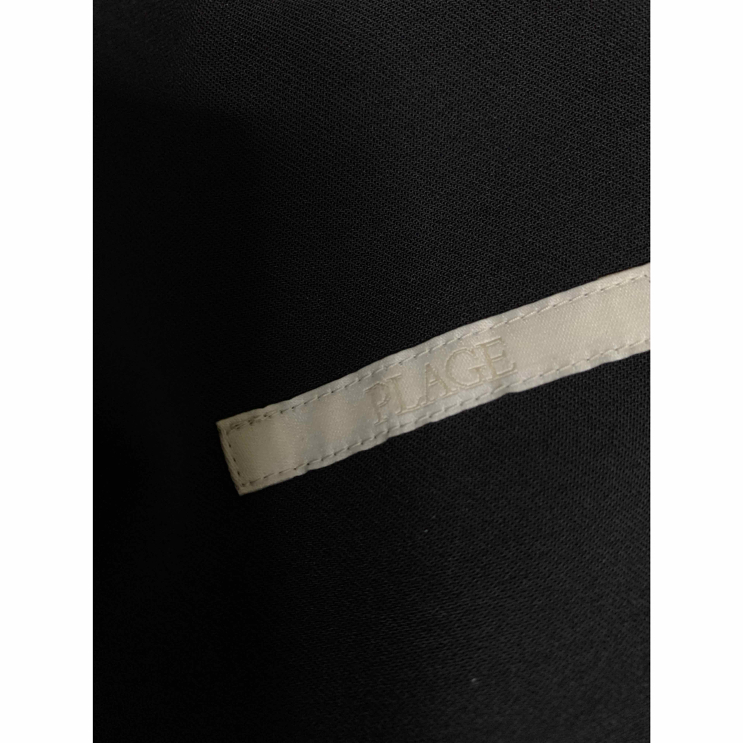 Plage - ❣️未使用Plage Dry Twill Relax パンツ 34 ブラックの Plage - ❣️未使用Plage Dry Twill Relax パンツ 34 ブラックの