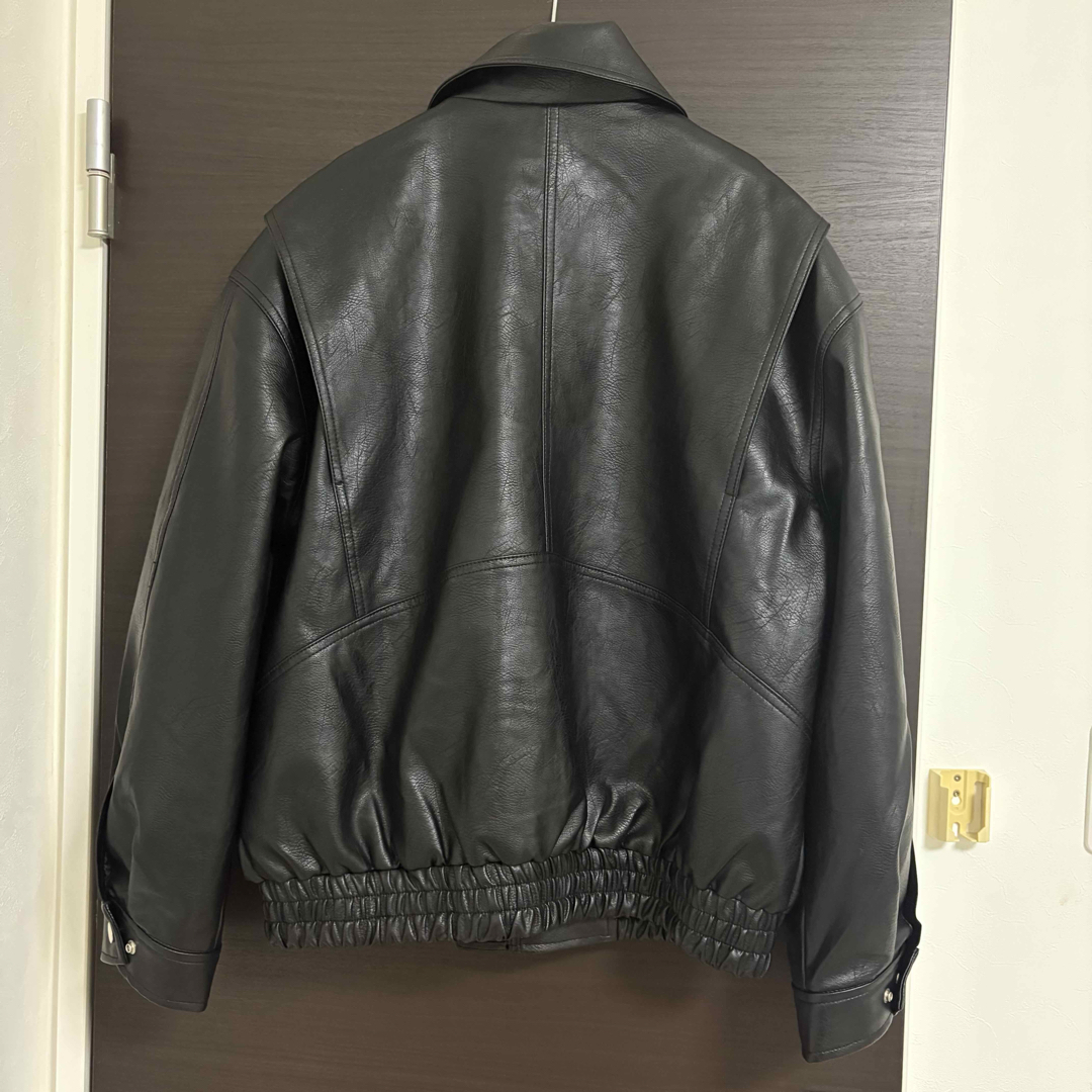 SLY - THROW by SLY PAD IN F/レザージャケット ブラックの通販 SLY - THROW by SLY PAD IN F/レザージャケット ブラックの通販