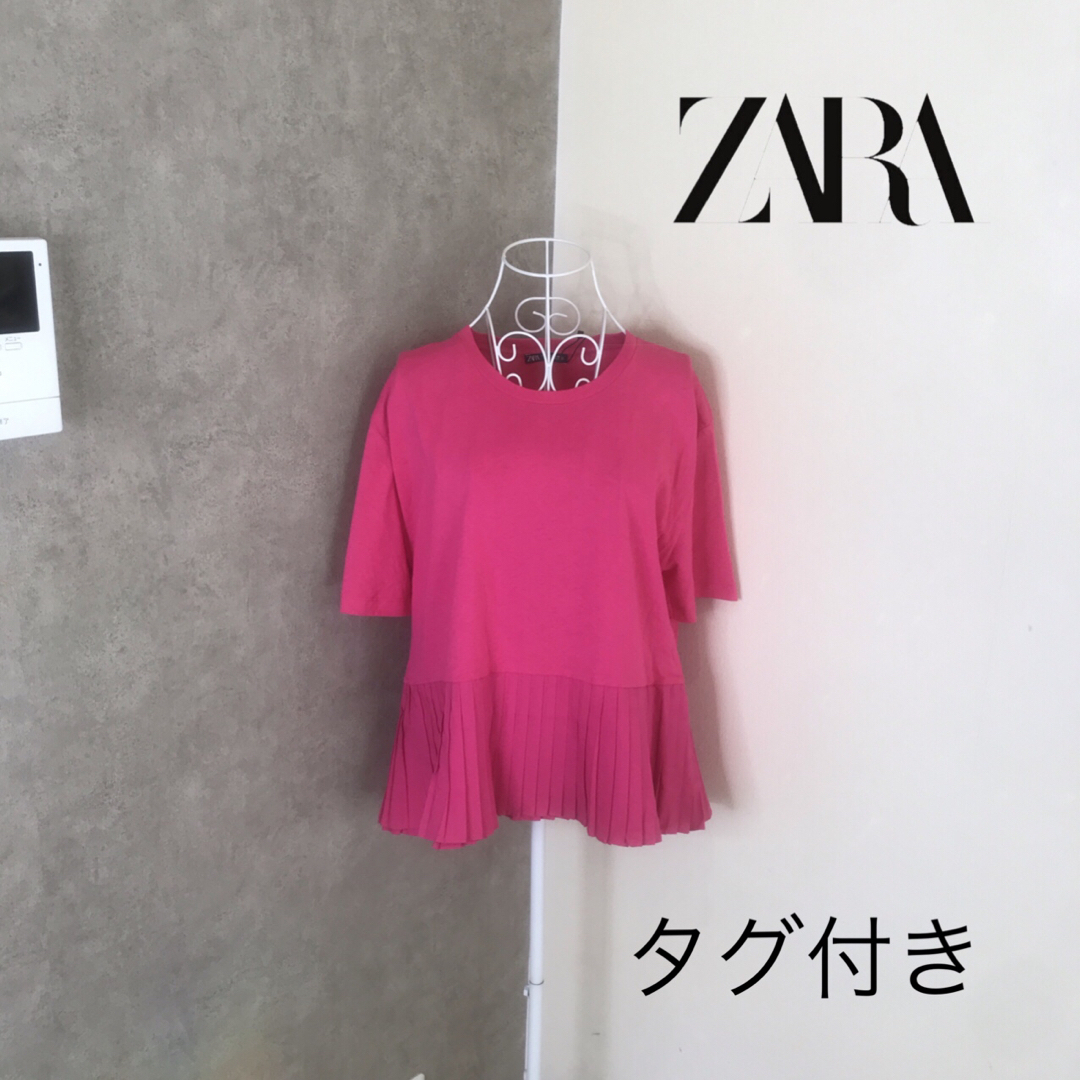 ZARA - 新品タグ付き♡ザラ カットソーの通販 by フォローで単品 ZARA - 新品タグ付き♡ザラ カットソーの通販 by フォローで単品