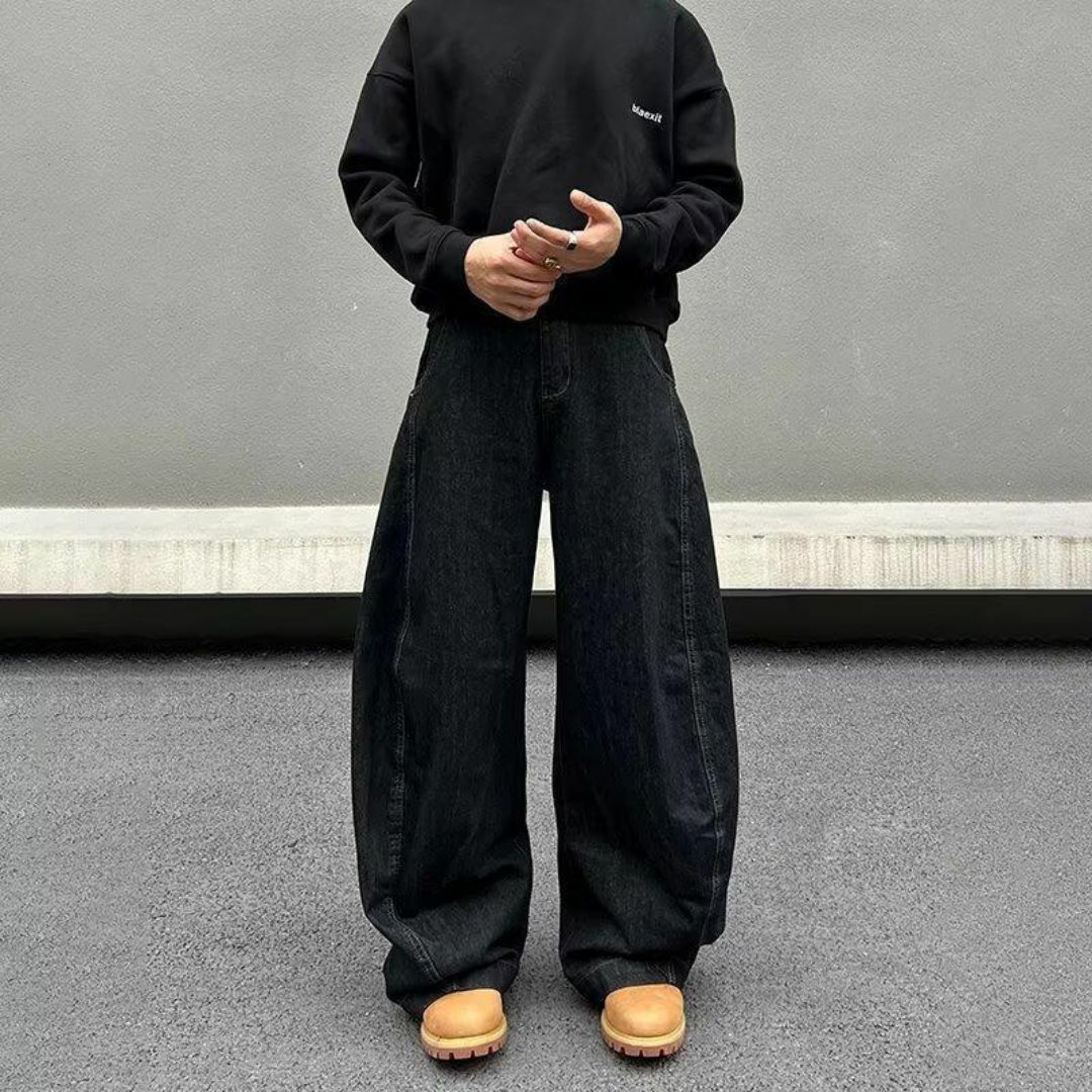 新品】バギーデニム 激太menes jaded london bigboy似の通販 by 新品】バギーデニム 激太menes jaded london bigboy似の通販 by