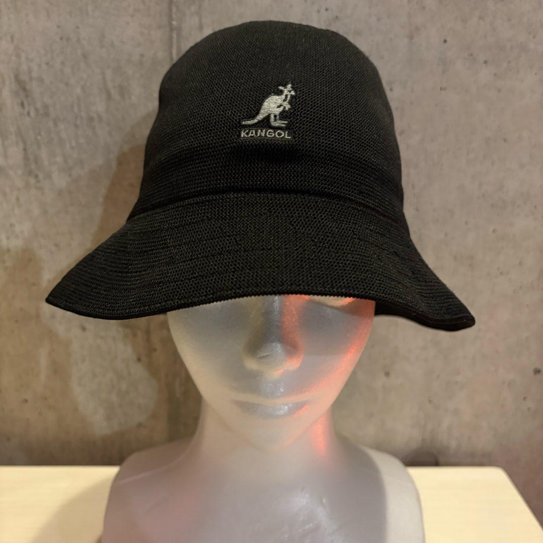 KANGOL - KANGOL ブラック バケットハットの通販 by shop KANGOL - KANGOL ブラック バケットハットの通販 by shop