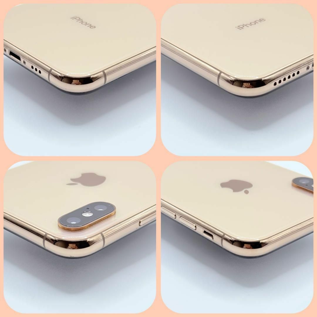 美品】iPhoneXS 64GB SIMフリー ゴールドの通販 by ちゃんみお 美品】iPhoneXS 64GB SIMフリー ゴールドの通販 by ちゃんみお