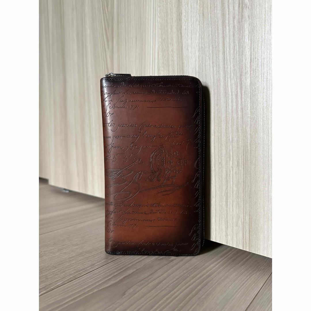 BERLUTI - 特注32万 ベルルッティ イタウバ レザー 財布 BERLUTI - 特注32万 ベルルッティ イタウバ レザー 財布
