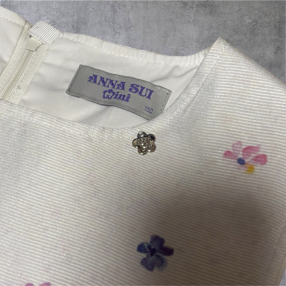 ANNA SUI mini - 美品✨ANNA SUI mini 水彩花柄ワンピース 日本 ANNA SUI mini - 美品✨ANNA SUI mini 水彩花柄ワンピース 日本