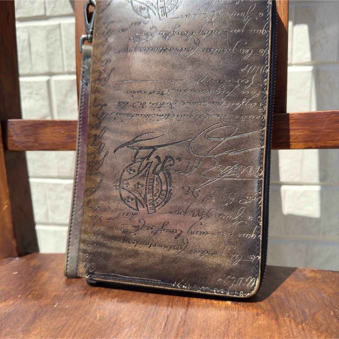BERLUTI - 廃盤 45万円 ベルルッティ ティネオ スクリットレザー BERLUTI - 廃盤 45万円 ベルルッティ ティネオ スクリットレザー