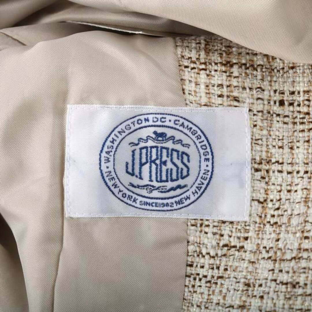 J.PRESS - ジェイプレス ノーカラージャケット アウター J.PRESS - ジェイプレス ノーカラージャケット アウター