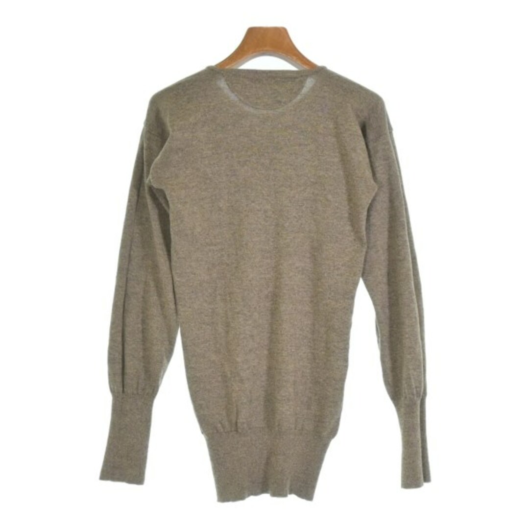 NOWOS ノーウォス ニット・セーター -(XS位) 茶 【古着】【中古 NOWOS ノーウォス ニット・セーター -(XS位) 茶 【古着】【中古