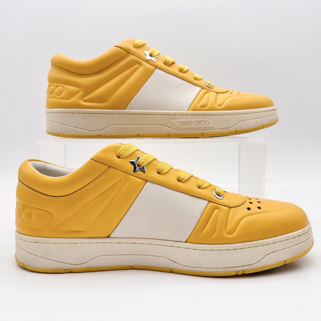 JIMMY CHOO - 【美品】ジミーチュウ ハワイ イエロー ホワイト JIMMY CHOO - 【美品】ジミーチュウ ハワイ イエロー ホワイト