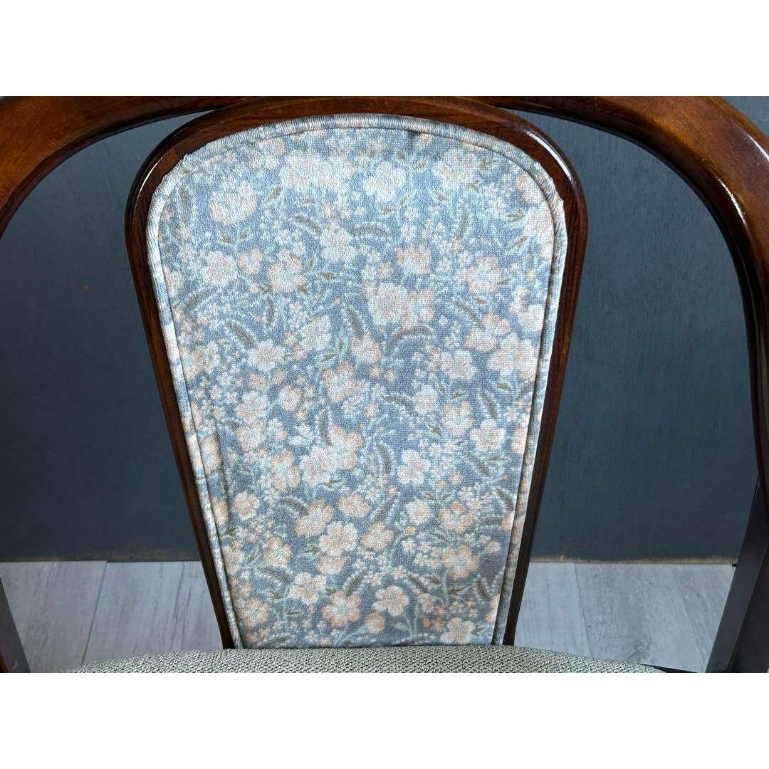 ③ リメイク品 尾州生地 ホワイト座面 カリモク コロニアル ③ リメイク品 尾州生地 ホワイト座面 カリモク コロニアル