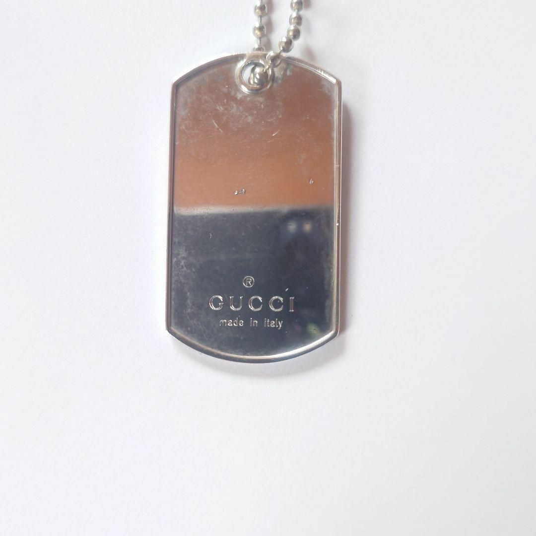 GUCCI - グッチ GUCCI ネックレス プレート ドッグタグ ボール GUCCI - グッチ GUCCI ネックレス プレート ドッグタグ ボール