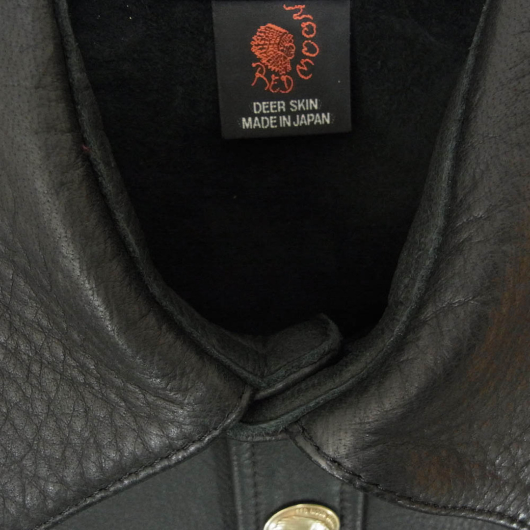 REDMOON - REDMOON レッドムーン DEERSKIN LEATHER SHIRT 鹿革 REDMOON - REDMOON レッドムーン DEERSKIN LEATHER SHIRT 鹿革