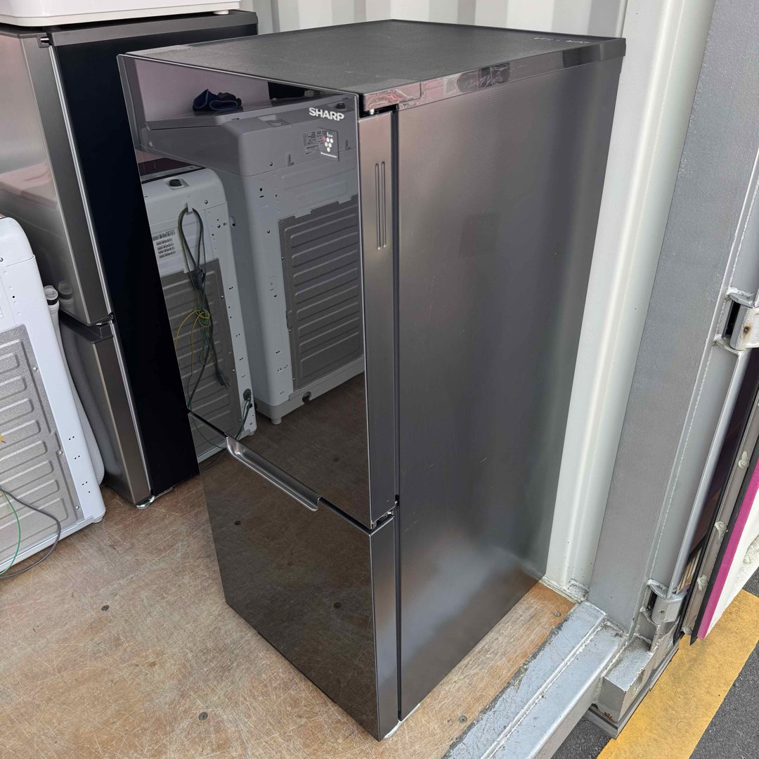 SHARP - C7431☆2021年製美品☆シャープ冷蔵庫 ガラス扉 黒 SHARP - C7431☆2021年製美品☆シャープ冷蔵庫 ガラス扉 黒