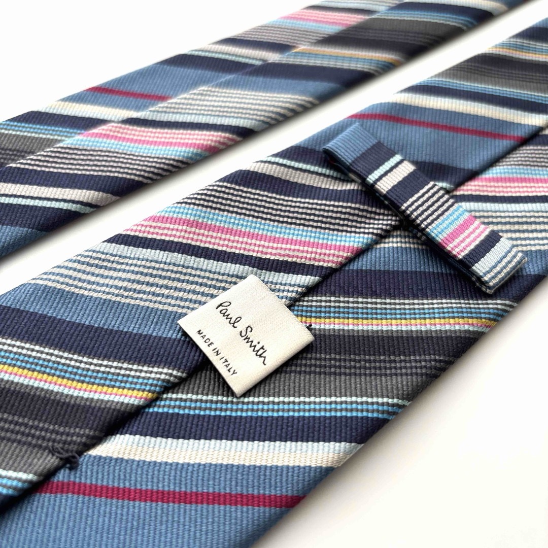 Paul Smith - ꧁極美品꧂ ポールスミス ネクタイ ストライプ 花 Paul Smith - ꧁極美品꧂ ポールスミス ネクタイ ストライプ 花