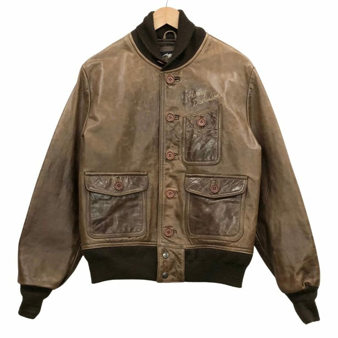 Harley Davidson - ハーレーダビッドソン レザージャケット 牛革 Harley Davidson - ハーレーダビッドソン レザージャケット 牛革