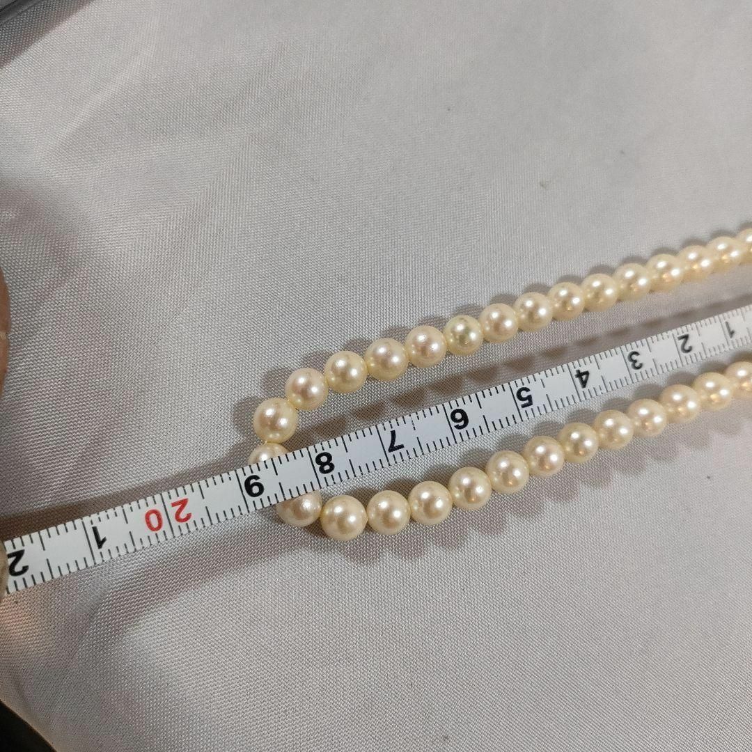 ひ865 超美品 本真珠 アコヤ真珠 ネックレス セミラウンド ひ865 超美品 本真珠 アコヤ真珠 ネックレス セミラウンド