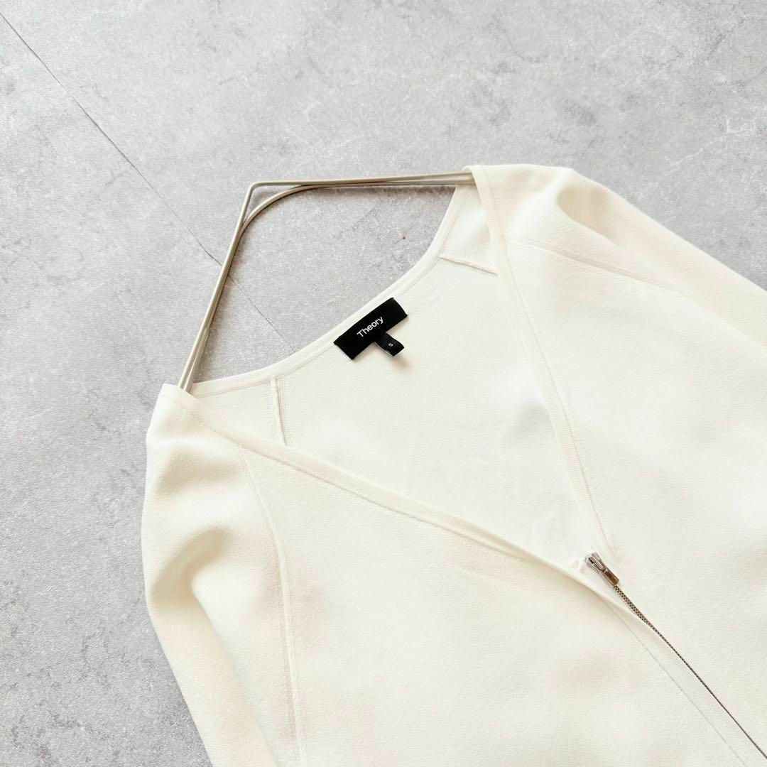 Theory - 美品 セオリー ショートブルゾン ニット ジップ Theory - 美品 セオリー ショートブルゾン ニット ジップ
