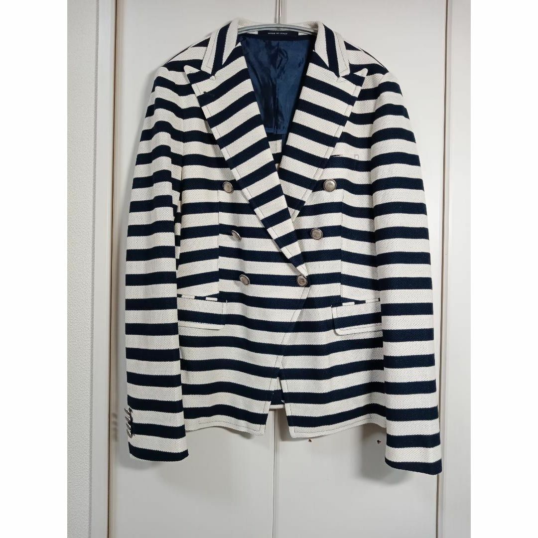 TAGLIATORE - 未着用 Tagliatore 綿100%ブレザー 46の通販 by TAGLIATORE - 未着用 Tagliatore 綿100%ブレザー 46の通販 by