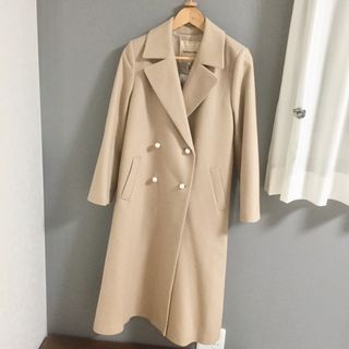 Apuweiser-riche - タグ付 パール釦バックフレアコート Apuweiser-riche - タグ付 パール釦バックフレアコート