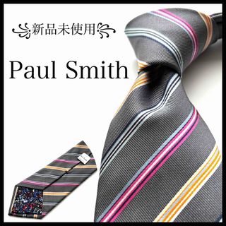 Paul Smith - ꧁新品未使用꧂ ポールスミス ネクタイ ストライプ Paul Smith - ꧁新品未使用꧂ ポールスミス ネクタイ ストライプ