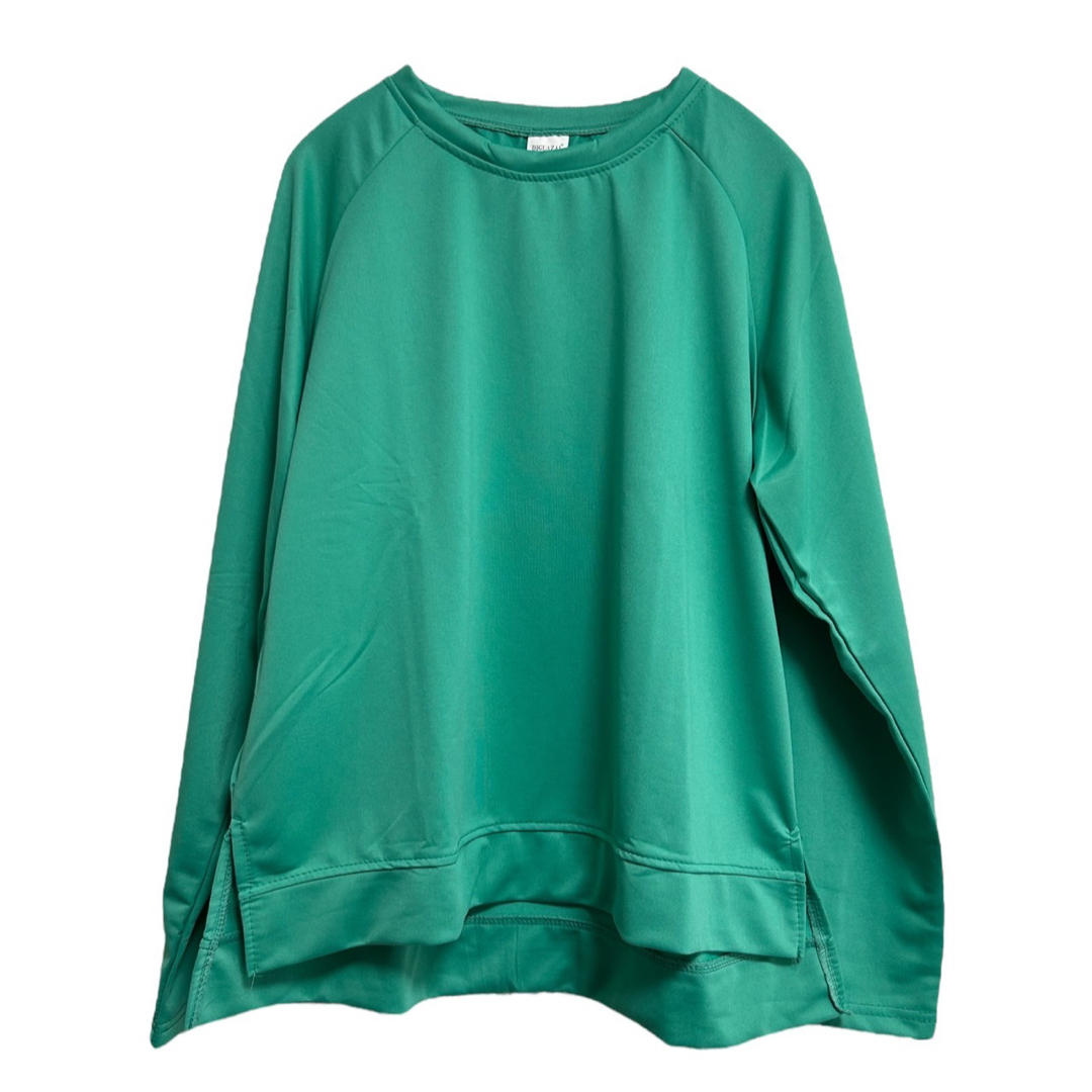 レディース トップス カットソー 長袖 M 薄手 春夏 グリーン レディース トップス カットソー 長袖 M 薄手 春夏 グリーン