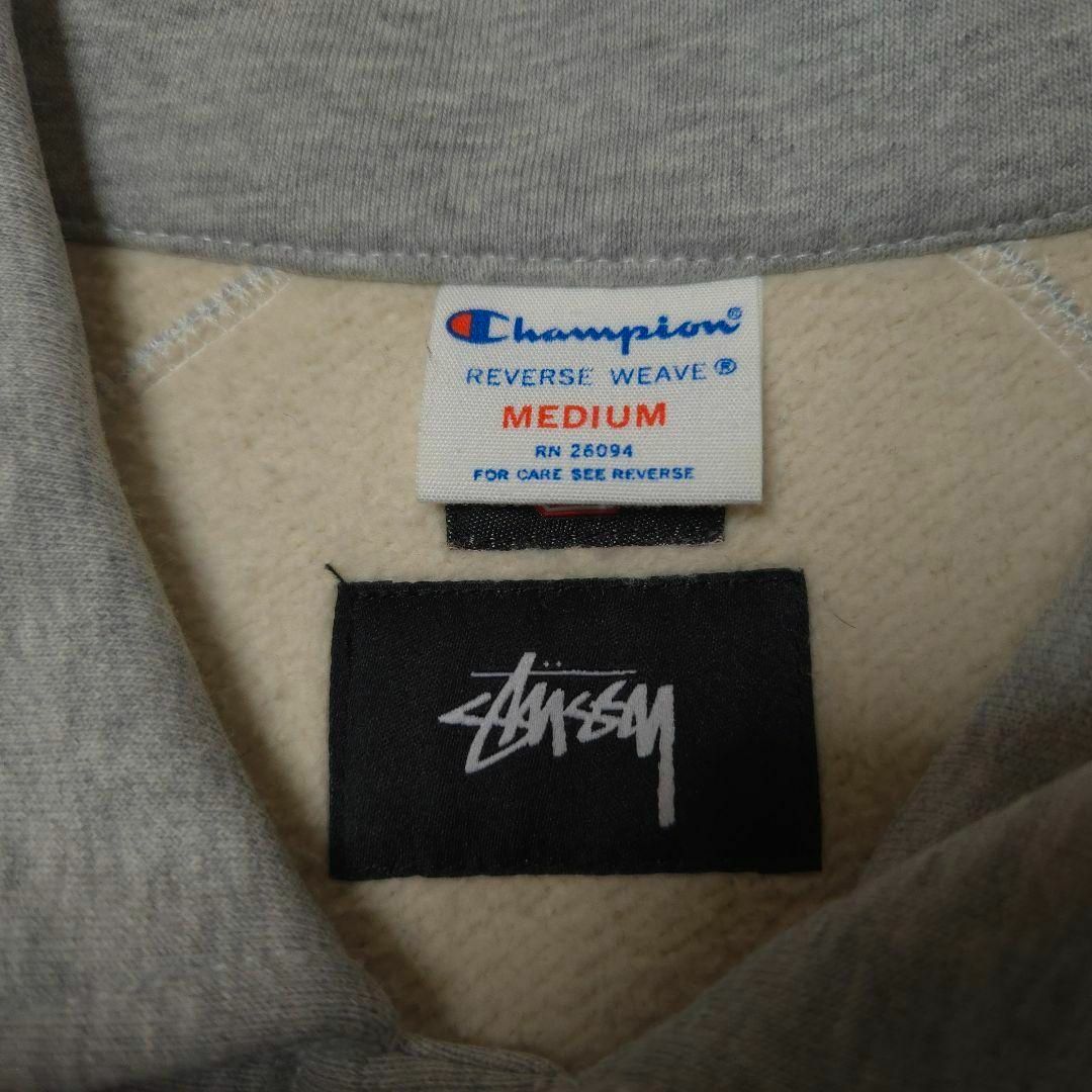 STUSSY - STUSSY×Championビッグプリントカバーオール STUSSY - STUSSY×Championビッグプリントカバーオール
