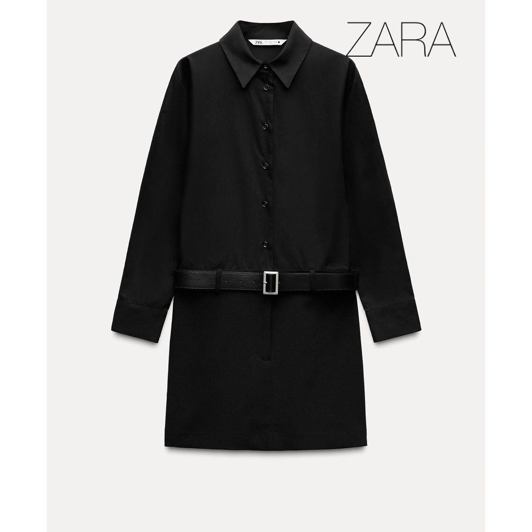 ZARA - 新品ZARA ZWコレクション ベルト付きワンピースの通販 by ZARA - 新品ZARA ZWコレクション ベルト付きワンピースの通販 by