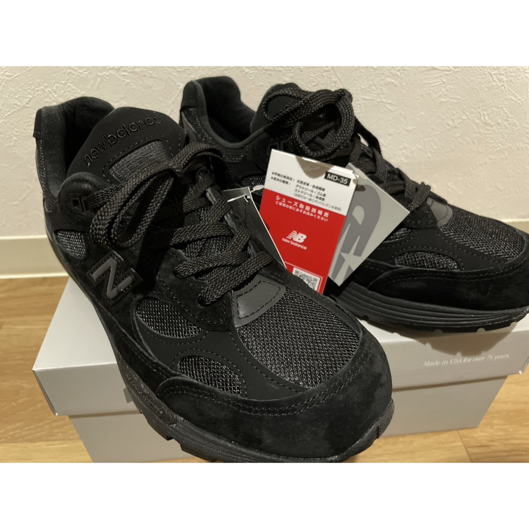 New Balance - New Balance 992TBトリプルブラック 24.0cm 新品 New Balance - New Balance 992TBトリプルブラック 24.0cm 新品