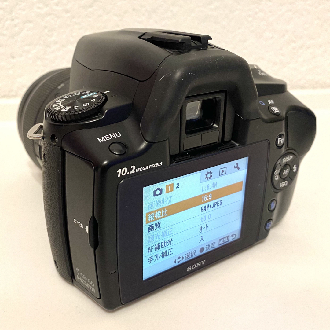 SONY - 【美品セット】SONY α230 デジタル一眼レフカメラ 18 SONY - 【美品セット】SONY α230 デジタル一眼レフカメラ 18