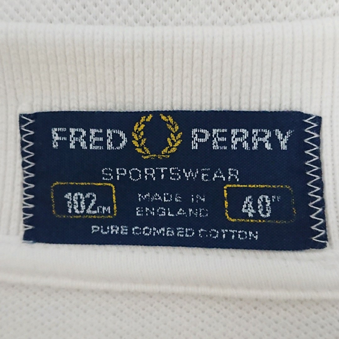 FRED PERRY - 希少 フレッドペリー イングランド製 月桂冠 刺繍 FRED PERRY - 希少 フレッドペリー イングランド製 月桂冠 刺繍