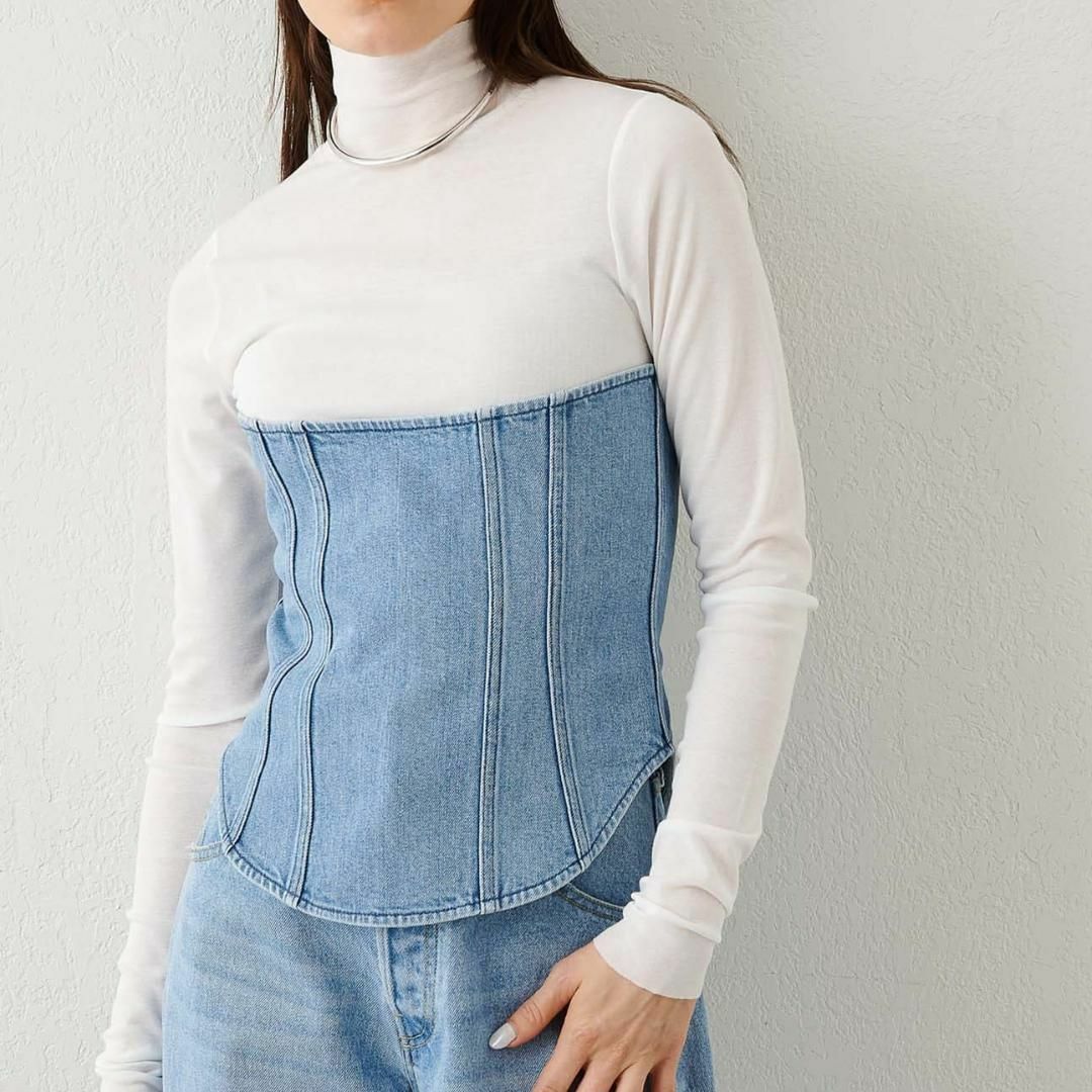 Whim Gazette - Whim Gazette DENIMコルセット F サックスブルー Whim Gazette - Whim Gazette DENIMコルセット F サックスブルー