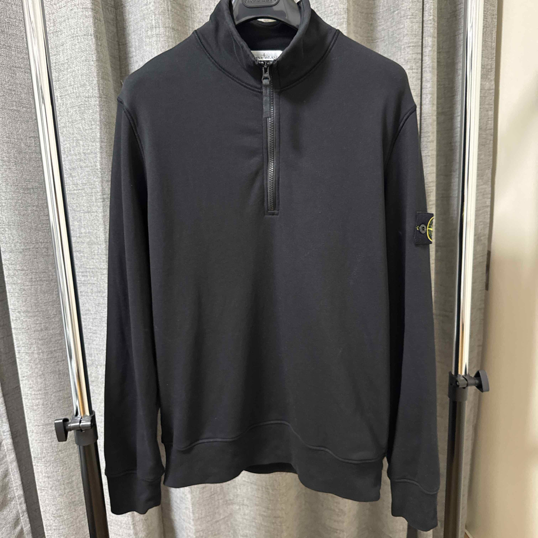 STONE ISLAND - ストーンアイランド ハーフジップスウェット L STONE ISLAND - ストーンアイランド ハーフジップスウェット L