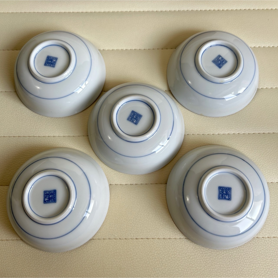 美濃焼 - 三洋陶器 龍峰窯 金彩赤絵 捻祥瑞 小鉢揃 5枚セット 美濃焼 - 三洋陶器 龍峰窯 金彩赤絵 捻祥瑞 小鉢揃 5枚セット