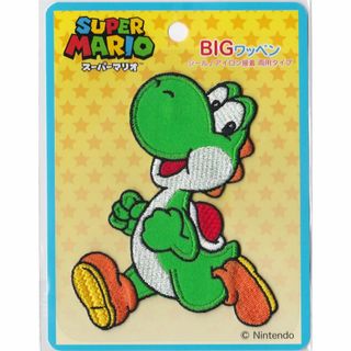 稲垣服飾 スーパーマリオビックワッペン ヨッシー シールアイロン接着 両用 MR(その他)