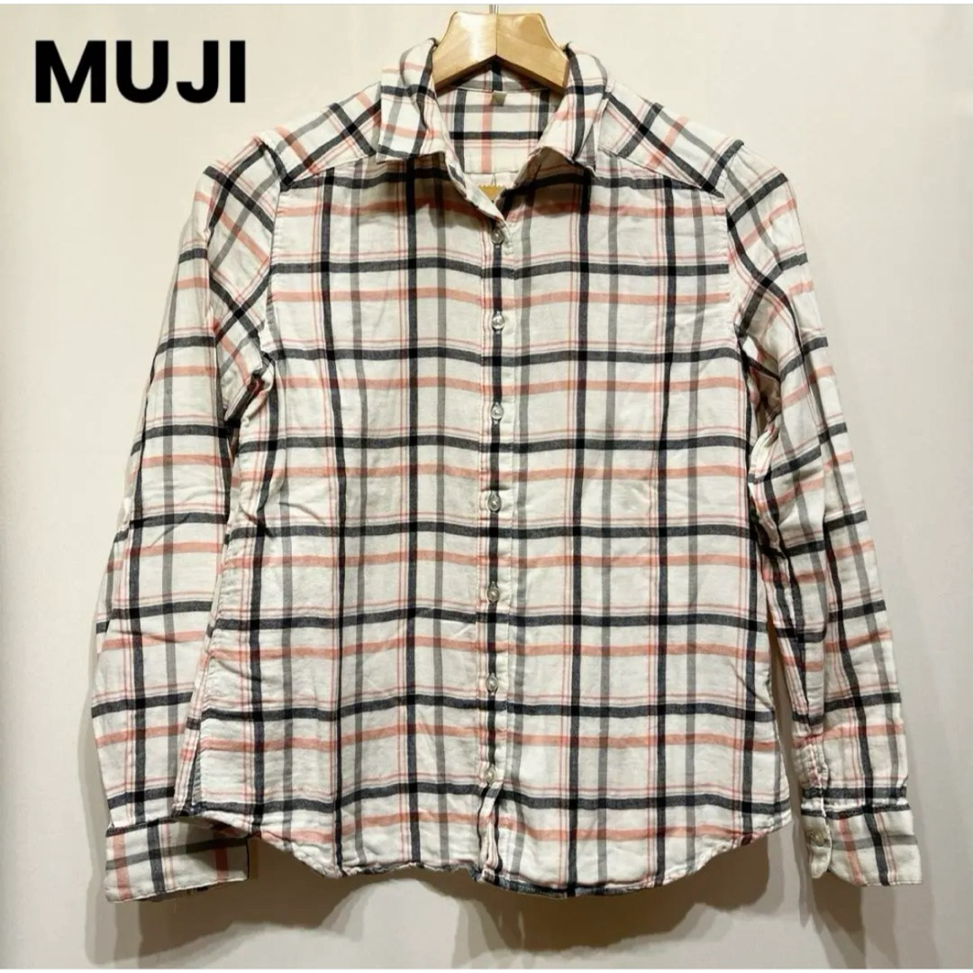 MUJI (無印良品)(ムジルシリョウヒン)の無印良品 ダブルガーゼ長袖シャツ レディースS レディースのトップス(シャツ/ブラウス(長袖/七分))の商品写真