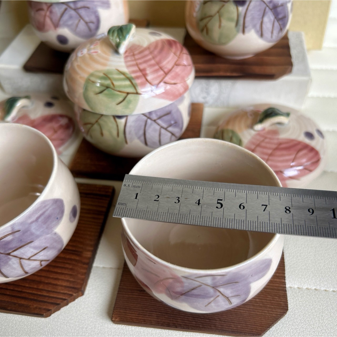 il by saori komatsu - 瀬戸焼 舞陶器 うさぎ 蓋付き蒸し碗揃 5 il by saori komatsu - 瀬戸焼 舞陶器 うさぎ 蓋付き蒸し碗揃 5