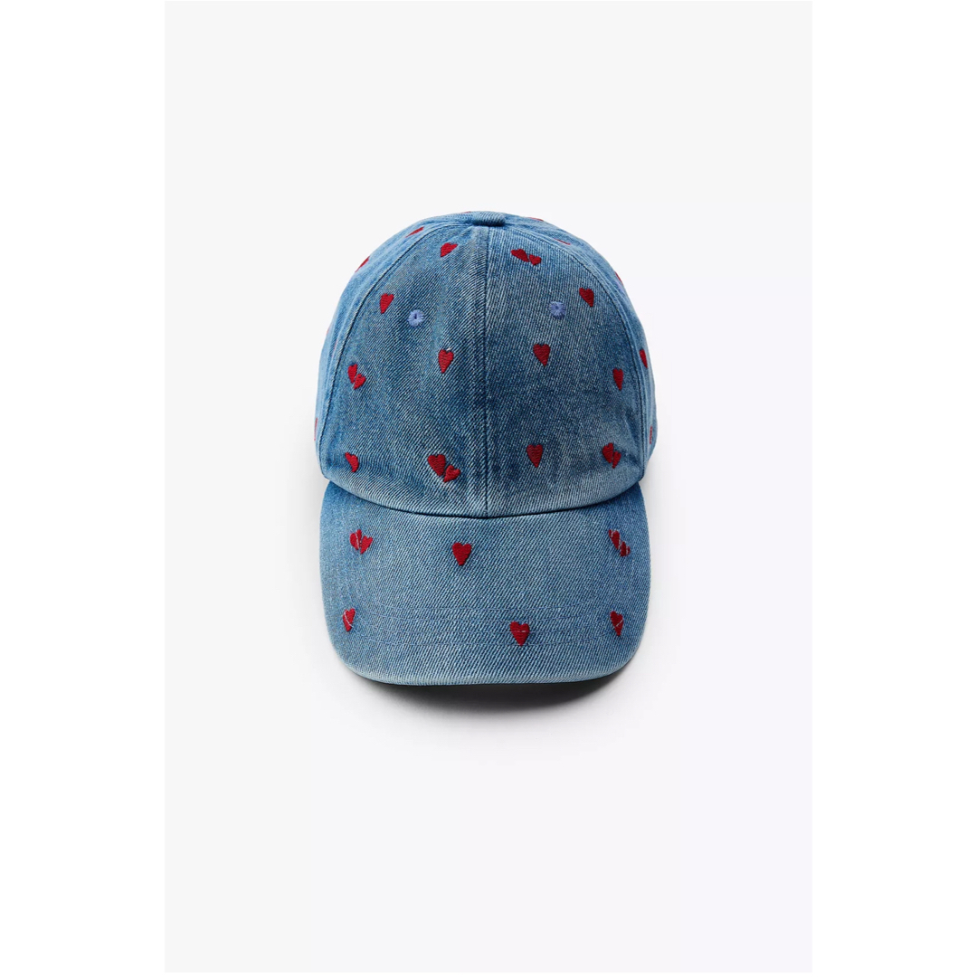 ZARA - 完売品 ZARA デニム風刺繍キャップ 新品未使用の通販 by ZARA - 完売品 ZARA デニム風刺繍キャップ 新品未使用の通販 by