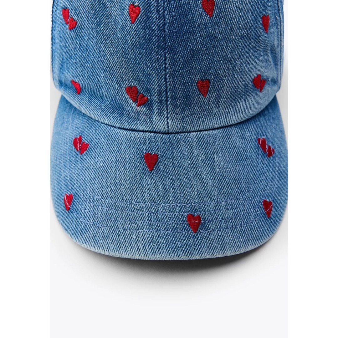 ZARA - 完売品 ZARA デニム風刺繍キャップ 新品未使用の通販 by ZARA - 完売品 ZARA デニム風刺繍キャップ 新品未使用の通販 by
