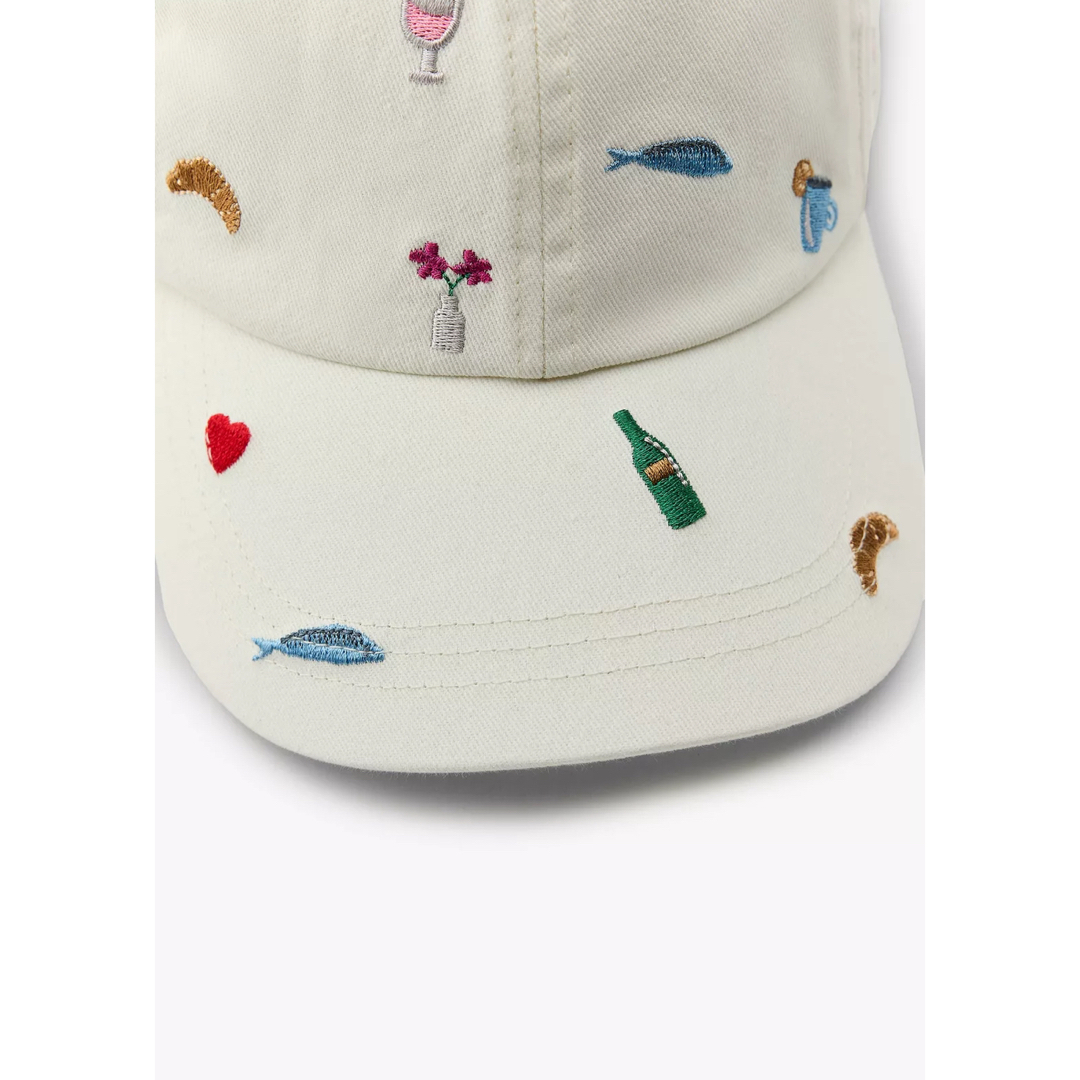 ZARA - 完売品 ZARA ウォッシュドツイル刺繍キャップ 新品未使用 ZARA - 完売品 ZARA ウォッシュドツイル刺繍キャップ 新品未使用