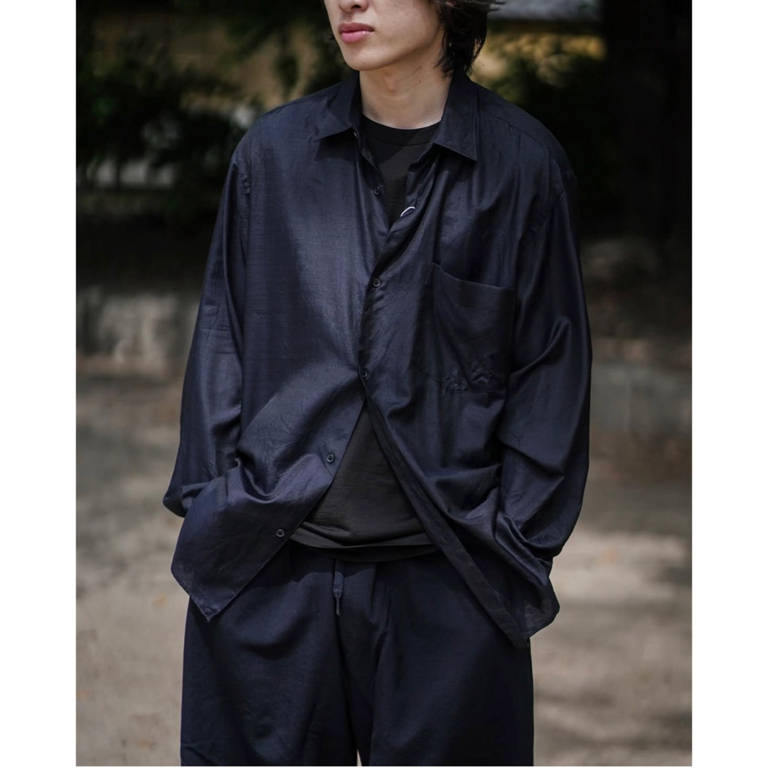 COMOLI - comoli 23ssウールシルクコモリシャツ3の通販 by KURO COMOLI - comoli 23ssウールシルクコモリシャツ3の通販 by KURO