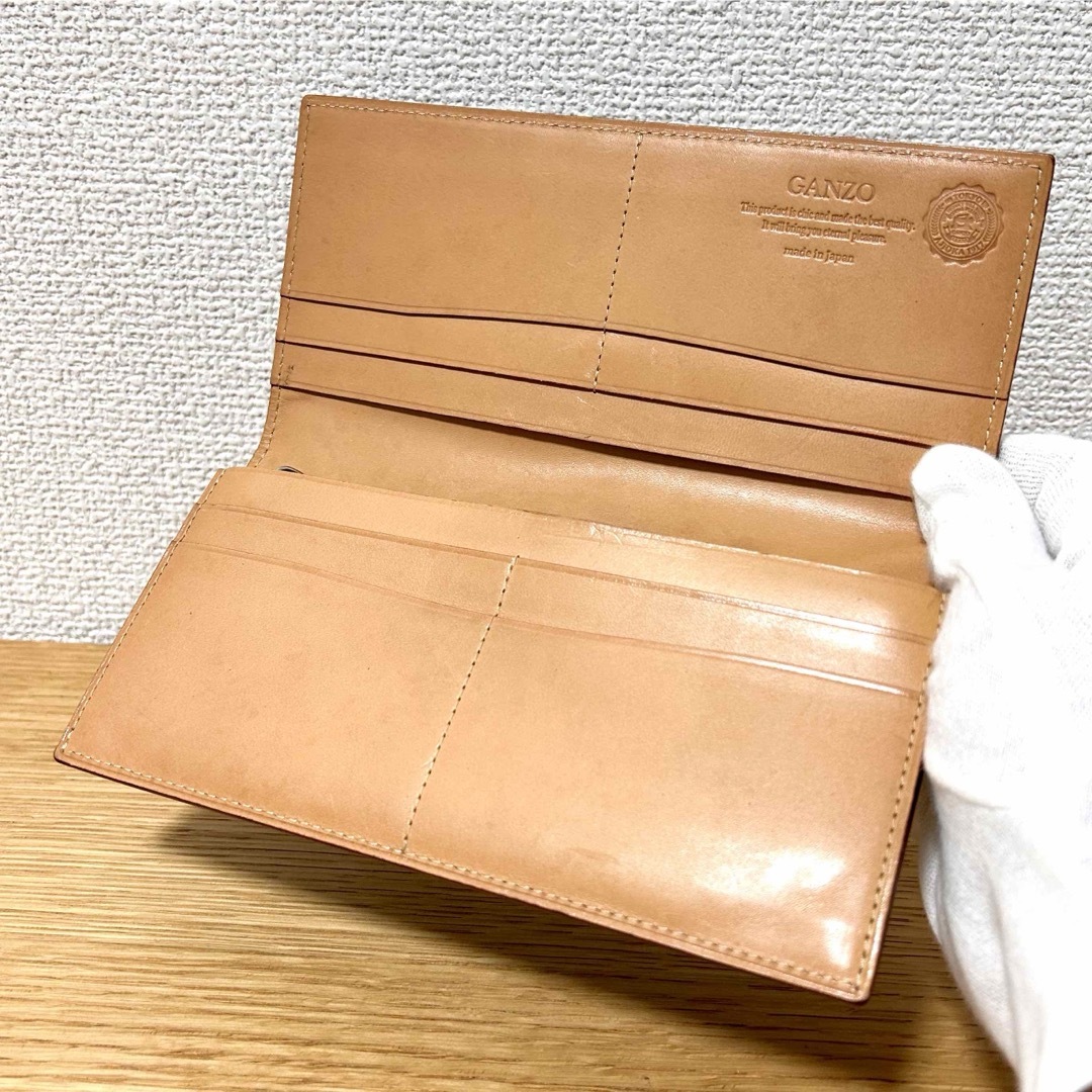 GANZO - GANZO ガンゾ コードバン ファスナー小銭入れ付き長財布 GANZO - GANZO ガンゾ コードバン ファスナー小銭入れ付き長財布