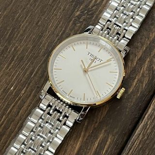 TISSOT - TISSOT STYLIST 手巻き腕時計 ゴールド文字盤 TISSOT - TISSOT STYLIST 手巻き腕時計 ゴールド文字盤