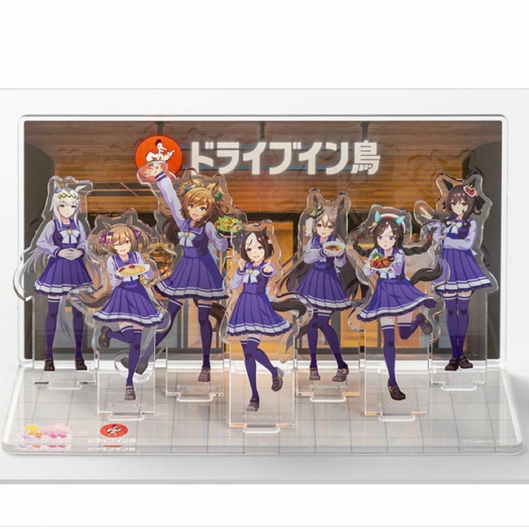 ウマ娘 x ドライブイン鳥 CM アクリルジオラマ Cygames サイゲーム エンタメ/ホビーのエンタメ その他(その他)の商品写真