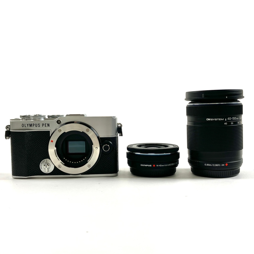 オリンパス PEN E-P7 EZダブルズームキット シルバー 中古の通販 オリンパス PEN E-P7 EZダブルズームキット シルバー 中古の通販