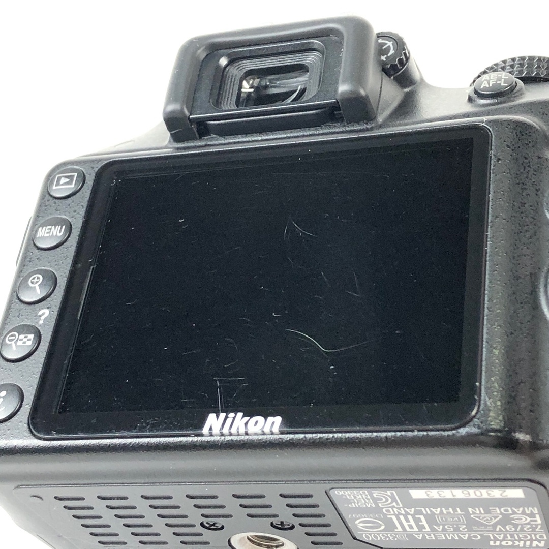 ニコン D3300 ボディ ブラック 中古の通販 by バイセル ラクマ店 ニコン D3300 ボディ ブラック 中古の通販 by バイセル ラクマ店