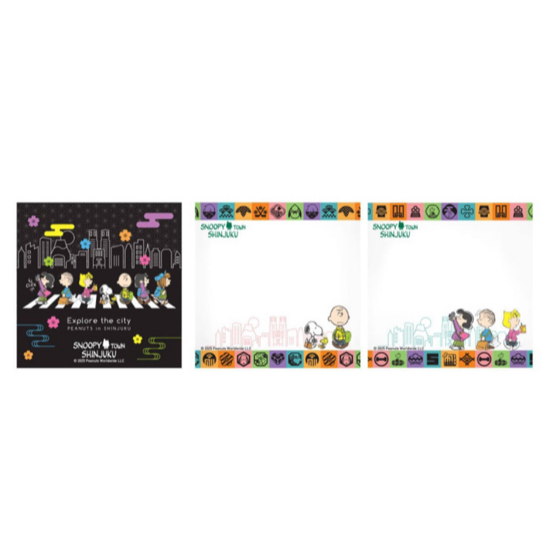 SNOOPY - スヌーピー タウン 新宿 クリアファイル マスキング SNOOPY - スヌーピー タウン 新宿 クリアファイル マスキング