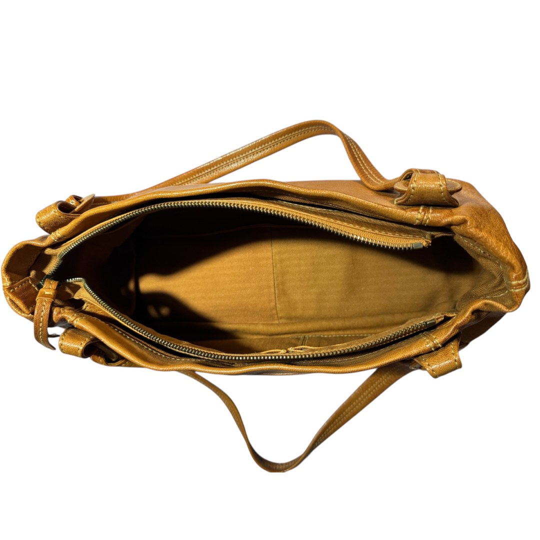 genten - 極美品 genten ゲンテン バッグ ゴートレザー 横長 genten - 極美品 genten ゲンテン バッグ ゴートレザー 横長