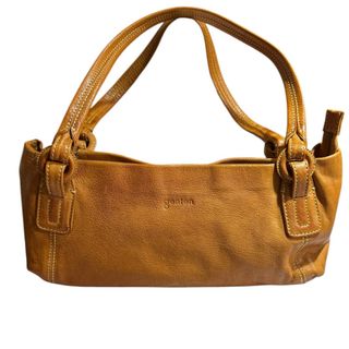 genten - 極美品 genten ゲンテン バッグ ゴートレザー 横長 genten - 極美品 genten ゲンテン バッグ ゴートレザー 横長