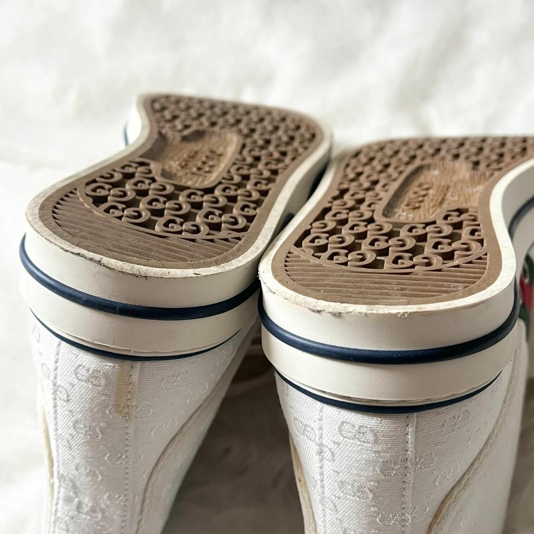 GUCCI - 35☆グッチ Tennis 1977 ハイカットスニーカー GG GUCCI - 35☆グッチ Tennis 1977 ハイカットスニーカー GG
